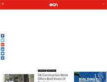 Tablet Screenshot of electricalcontractingnews.co.uk